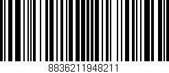 Código de barras (EAN, GTIN, SKU, ISBN): '8836211948211'