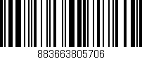 Código de barras (EAN, GTIN, SKU, ISBN): '883663805706'
