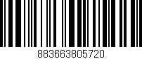 Código de barras (EAN, GTIN, SKU, ISBN): '883663805720'