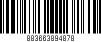 Código de barras (EAN, GTIN, SKU, ISBN): '883663894878'