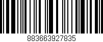 Código de barras (EAN, GTIN, SKU, ISBN): '883663927835'