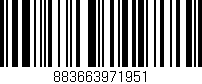 Código de barras (EAN, GTIN, SKU, ISBN): '883663971951'