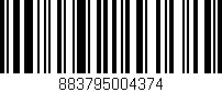 Código de barras (EAN, GTIN, SKU, ISBN): '883795004374'