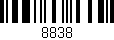 Código de barras (EAN, GTIN, SKU, ISBN): '8838'