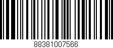Código de barras (EAN, GTIN, SKU, ISBN): '88381007566'