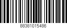 Código de barras (EAN, GTIN, SKU, ISBN): '88381015486'