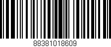 Código de barras (EAN, GTIN, SKU, ISBN): '88381018609'