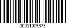 Código de barras (EAN, GTIN, SKU, ISBN): '88381025676'