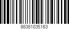 Código de barras (EAN, GTIN, SKU, ISBN): '88381035163'