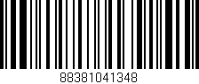 Código de barras (EAN, GTIN, SKU, ISBN): '88381041348'