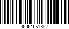 Código de barras (EAN, GTIN, SKU, ISBN): '88381051682'