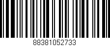Código de barras (EAN, GTIN, SKU, ISBN): '88381052733'