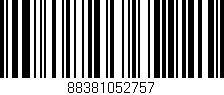 Código de barras (EAN, GTIN, SKU, ISBN): '88381052757'