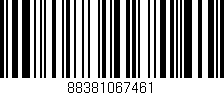 Código de barras (EAN, GTIN, SKU, ISBN): '88381067461'
