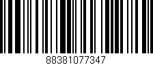 Código de barras (EAN, GTIN, SKU, ISBN): '88381077347'