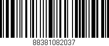 Código de barras (EAN, GTIN, SKU, ISBN): '88381082037'