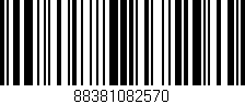 Código de barras (EAN, GTIN, SKU, ISBN): '88381082570'