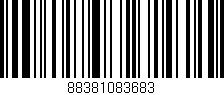 Código de barras (EAN, GTIN, SKU, ISBN): '88381083683'