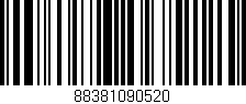 Código de barras (EAN, GTIN, SKU, ISBN): '88381090520'