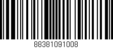 Código de barras (EAN, GTIN, SKU, ISBN): '88381091008'