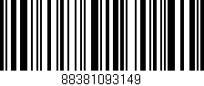 Código de barras (EAN, GTIN, SKU, ISBN): '88381093149'