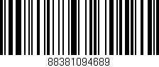 Código de barras (EAN, GTIN, SKU, ISBN): '88381094689'