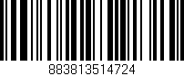 Código de barras (EAN, GTIN, SKU, ISBN): '883813514724'
