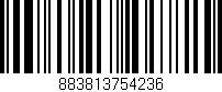 Código de barras (EAN, GTIN, SKU, ISBN): '883813754236'
