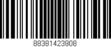 Código de barras (EAN, GTIN, SKU, ISBN): '88381423908'