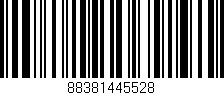 Código de barras (EAN, GTIN, SKU, ISBN): '88381445528'