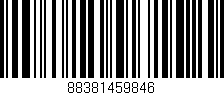 Código de barras (EAN, GTIN, SKU, ISBN): '88381459846'