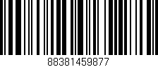 Código de barras (EAN, GTIN, SKU, ISBN): '88381459877'