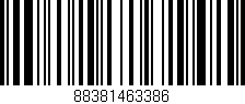 Código de barras (EAN, GTIN, SKU, ISBN): '88381463386'