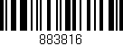 Código de barras (EAN, GTIN, SKU, ISBN): '883816'