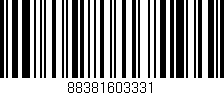 Código de barras (EAN, GTIN, SKU, ISBN): '88381603331'