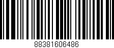 Código de barras (EAN, GTIN, SKU, ISBN): '88381606486'