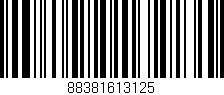 Código de barras (EAN, GTIN, SKU, ISBN): '88381613125'