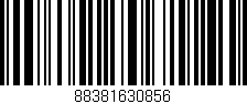 Código de barras (EAN, GTIN, SKU, ISBN): '88381630856'