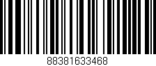 Código de barras (EAN, GTIN, SKU, ISBN): '88381633468'