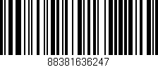Código de barras (EAN, GTIN, SKU, ISBN): '88381636247'