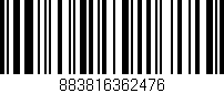 Código de barras (EAN, GTIN, SKU, ISBN): '883816362476'