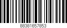 Código de barras (EAN, GTIN, SKU, ISBN): '88381657853'