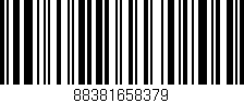 Código de barras (EAN, GTIN, SKU, ISBN): '88381658379'