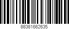 Código de barras (EAN, GTIN, SKU, ISBN): '88381662635'
