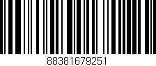 Código de barras (EAN, GTIN, SKU, ISBN): '88381679251'