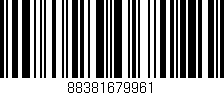 Código de barras (EAN, GTIN, SKU, ISBN): '88381679961'