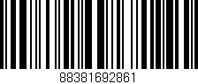 Código de barras (EAN, GTIN, SKU, ISBN): '88381692861'