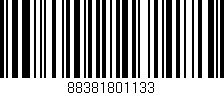 Código de barras (EAN, GTIN, SKU, ISBN): '88381801133'