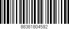 Código de barras (EAN, GTIN, SKU, ISBN): '88381804592'