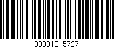 Código de barras (EAN, GTIN, SKU, ISBN): '88381815727'
